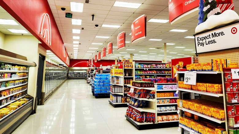Target grocery store interior
