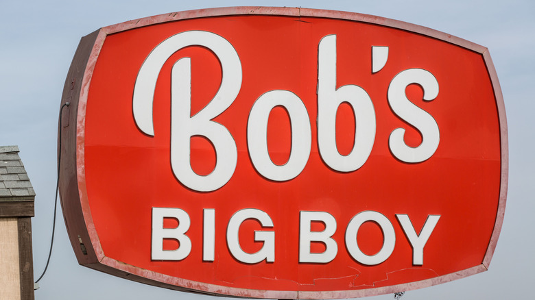 mid-20th century Bob's Big Boy sign