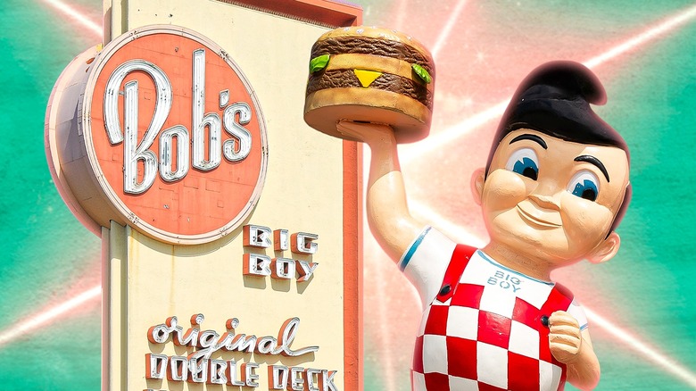Bob's Big Boy sign and mascot