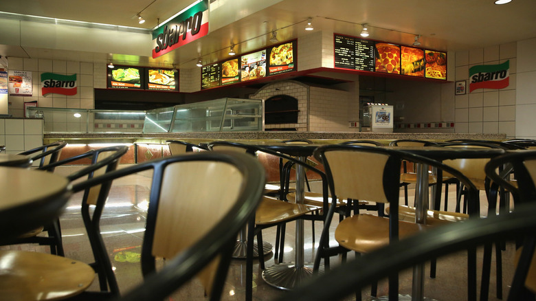 abandoned mall Sbarro