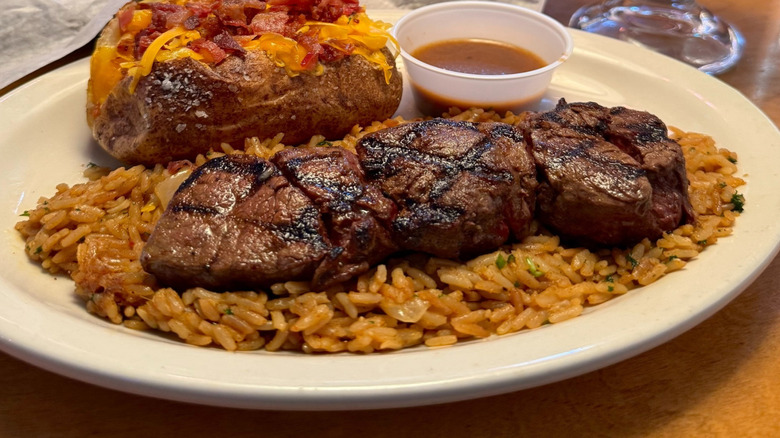 Texas Roadhouse filet medallions