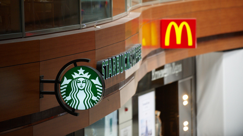 starbucks next to mcdonalds