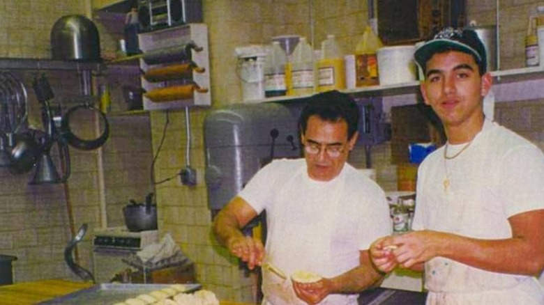 Buddy Sr. & Jr. baking together