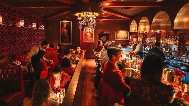 A busy evening at the Ranstead Room.