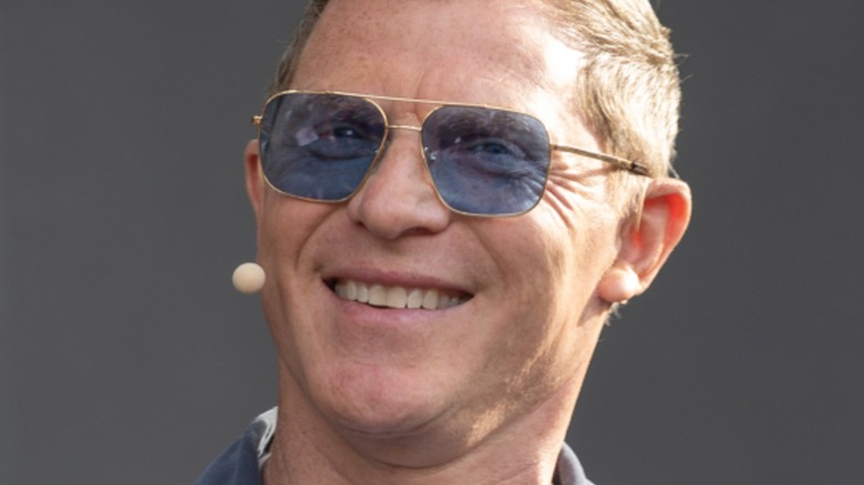 Bobby Flay wearing sunglasses