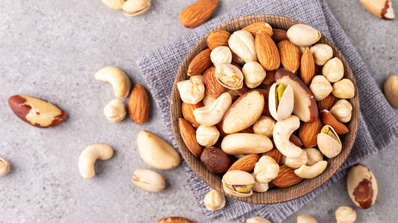 Bowl of mixed nuts