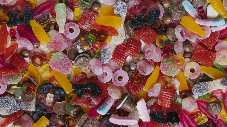 Close-up of assorted candies