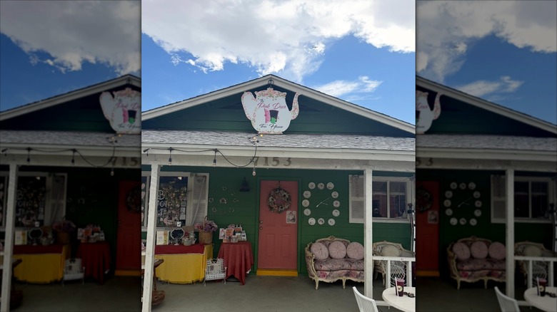 The Pink Door Tea House exterior