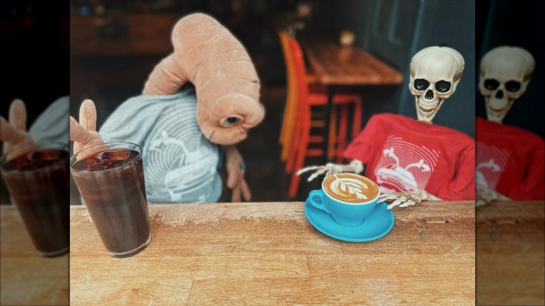 The Wormhole Coffee fun and quirky indoor decor