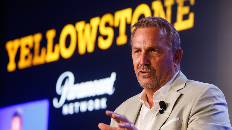 Kevin Costner at Yellowstone event