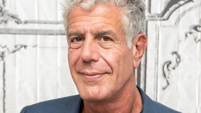 Anthony Bourdain at a public event in 2016.