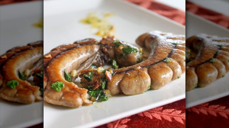 pan-fried shad roe in lemon-parsley sauce