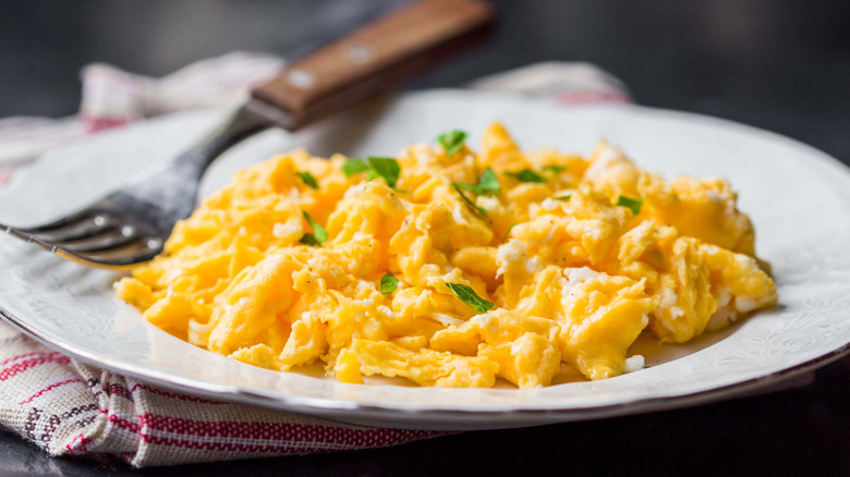 scrambled eggs