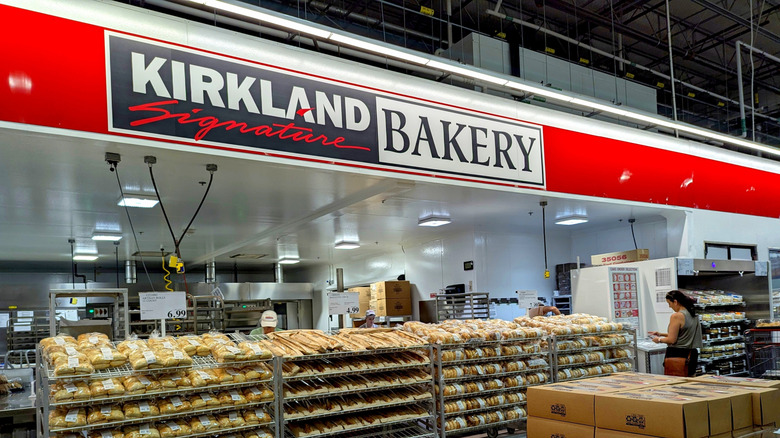 The Costco Kirkland Signature bakery section.