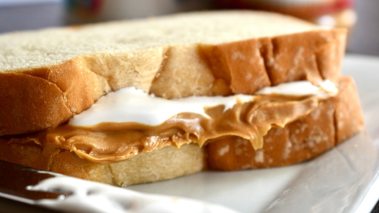Fluffernutter sandwich