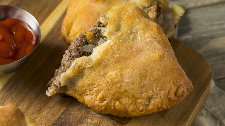 Michigan pasty pocket sandwich