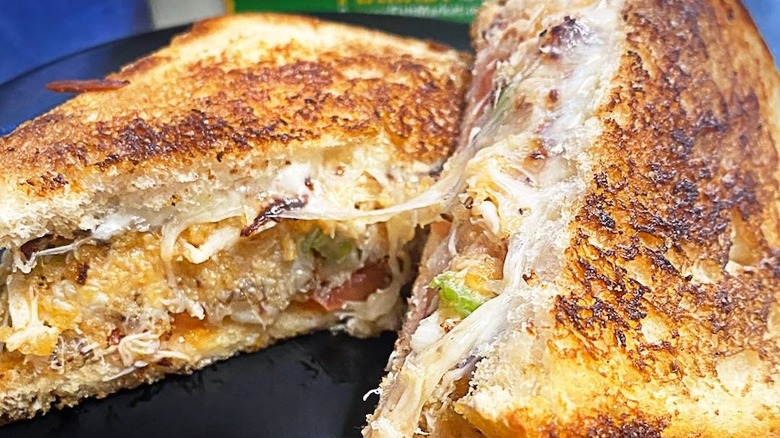 toasted crab melt sandwich