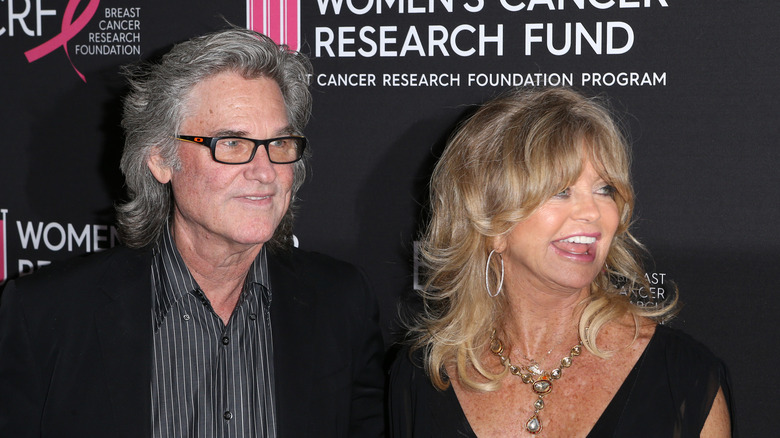 Kurt Russell and Goldie Hawn at a red carpet event