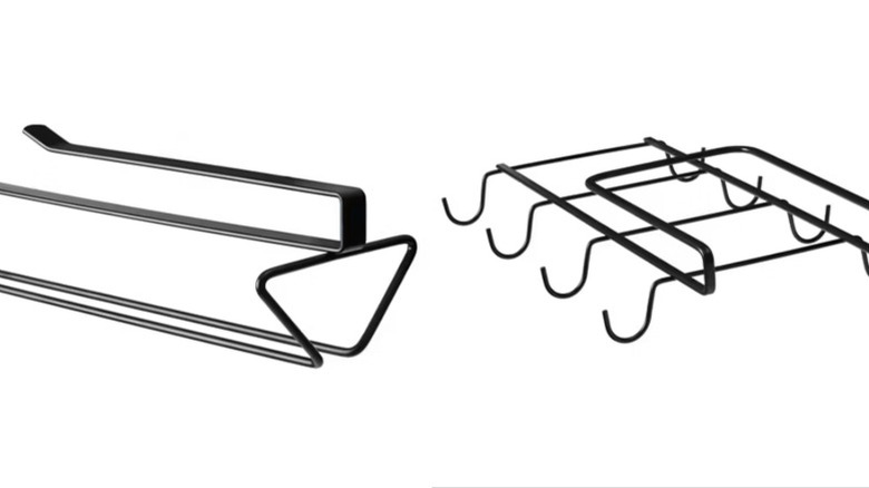 Wine glass rack and cup holder