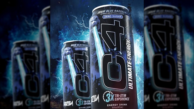 Sour Blue Razzilla C4 cans