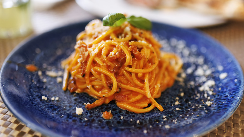 Spaghetti with 'nduja