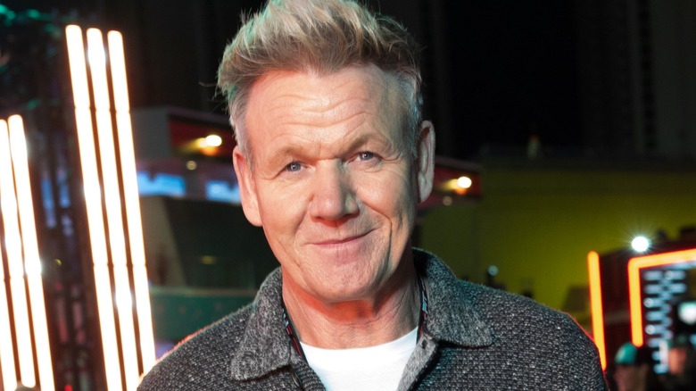 Gordon Ramsay posing for photograph