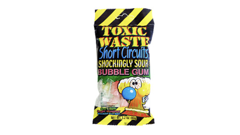 Toxic Waste Short Circuits Bubble Gum
