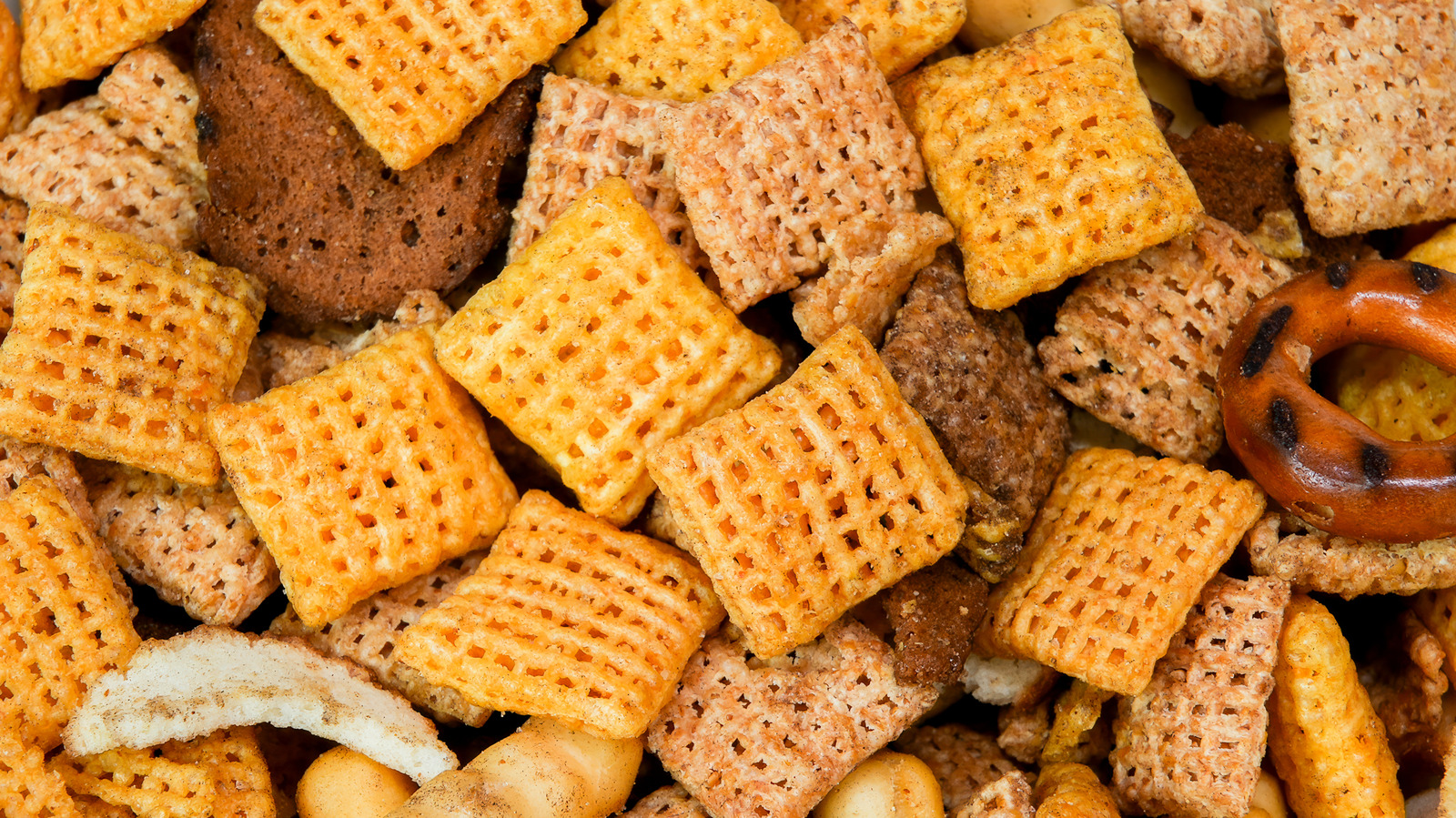 The Sweet And Savory Meat Candy Andrew Zimmern Puts In His Homemade Chex Mix