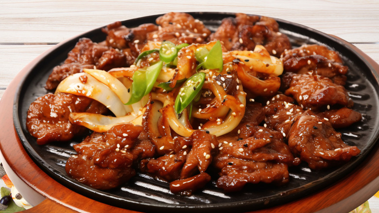 bulgogi on grill