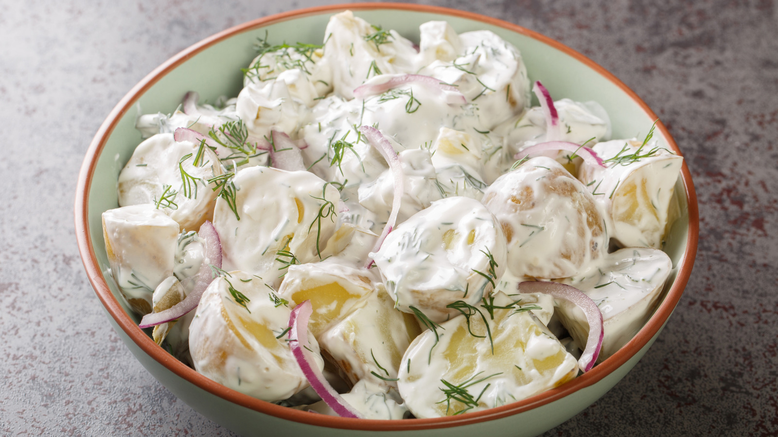 The Tart Mayo Alternative That Turns Ordinary Potato Salad Into A Gourmet Side Dish