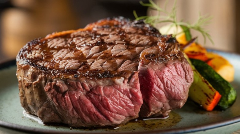 An Outback Steakhouse steak.