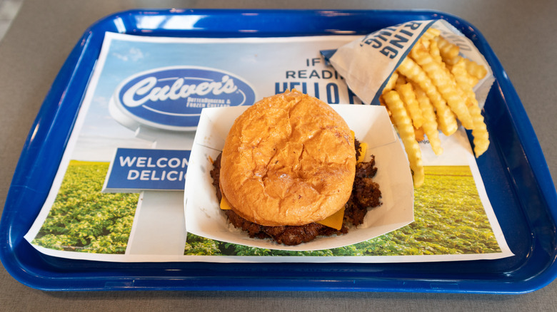 Culver's Butter burger