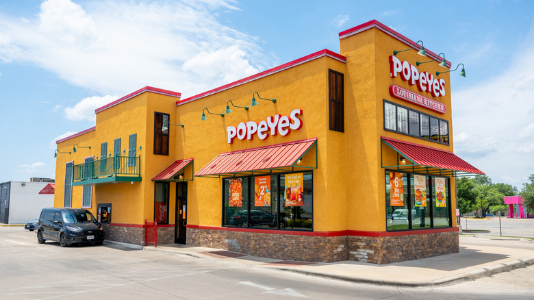 Outside of a Popeyes
