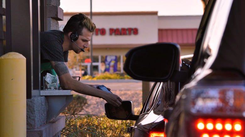 paying at register