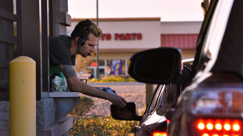 paying at register