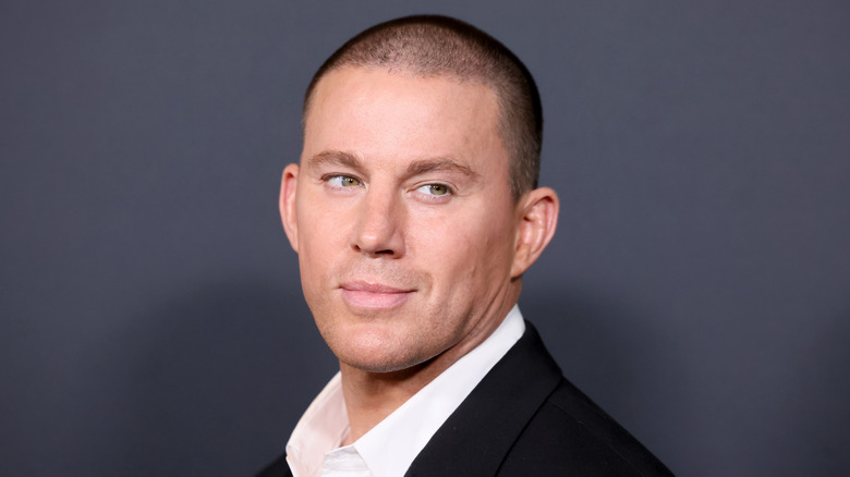 Channing Tatum photographed attending CinemaCon 2025 - Paramount Pictures invites you to an exclusive presentation highlighting its upcoming slate at The Colosseum at Caesars Palace during CinemaCon, the official convention of Cinema United on April 3, 2025, in Las Vegas, Nevada.