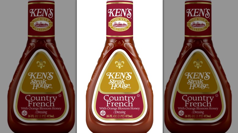 Bottle of Ken's Steak House French dressing