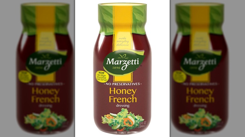 Bottle of Marzetti Honey French Salad Dressing