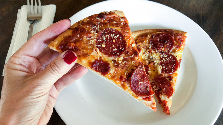 Cooked Tombstone pizza