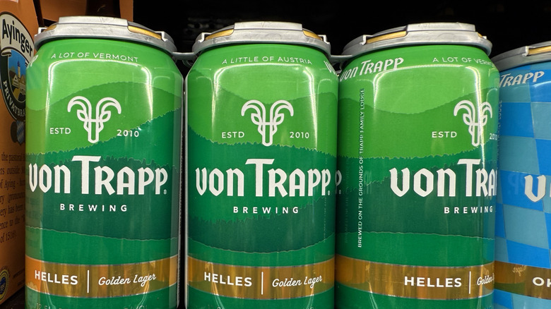 Von Trapp beer cans