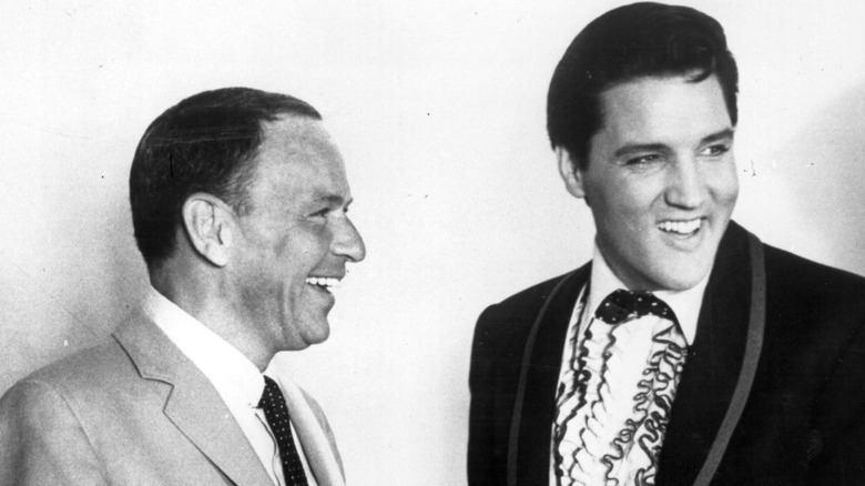 Frank Sinatra and Elvis Presley