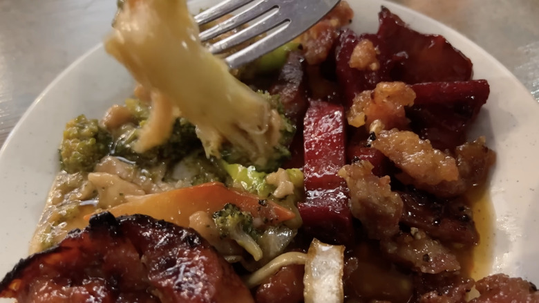 A plate of food at Imperial Buffet