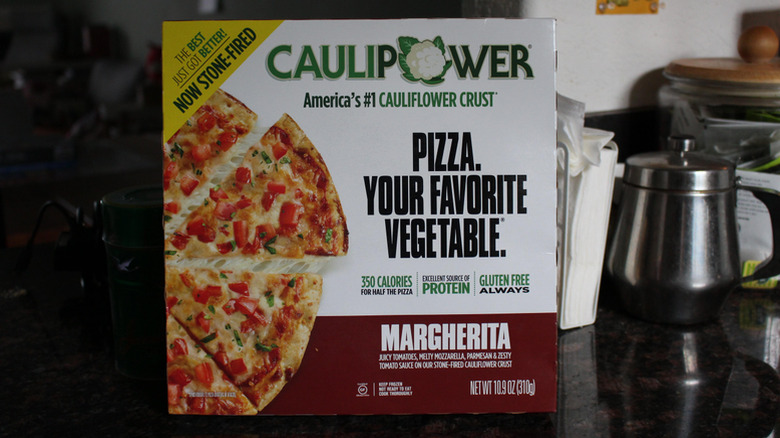 Caulipower frozen pizza box