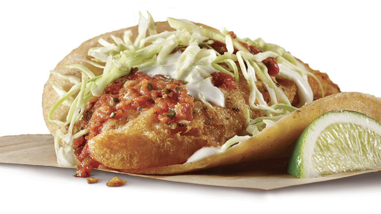 Fish taco at Rubio's