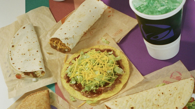 Food at Taco Bell