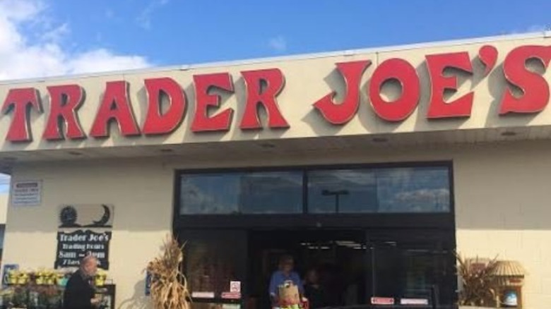 Trader Joe's exterior entrance at Merrick (Long Island), New York location