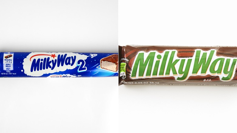Two different Milky Way bars, side by side