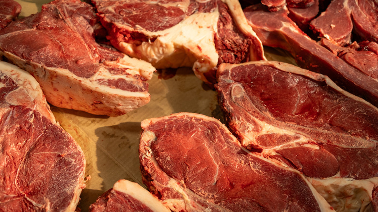 Raw prime beef