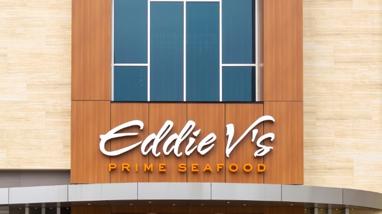 The exterior of an Eddie V's Prime Seafood.