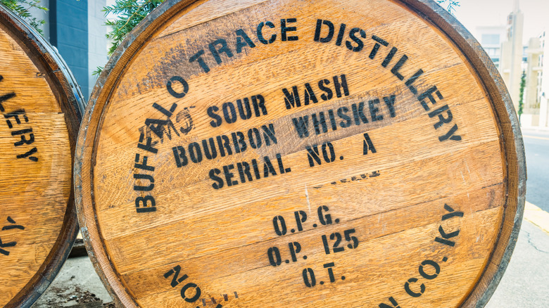 Buffalo Trace Distillery barrel